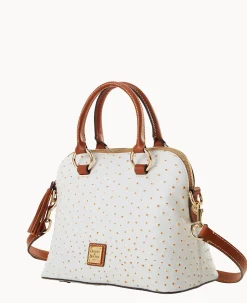 Ostrich Domed Satchel