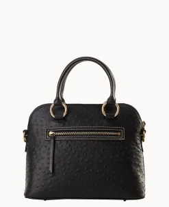 Ostrich Domed Satchel