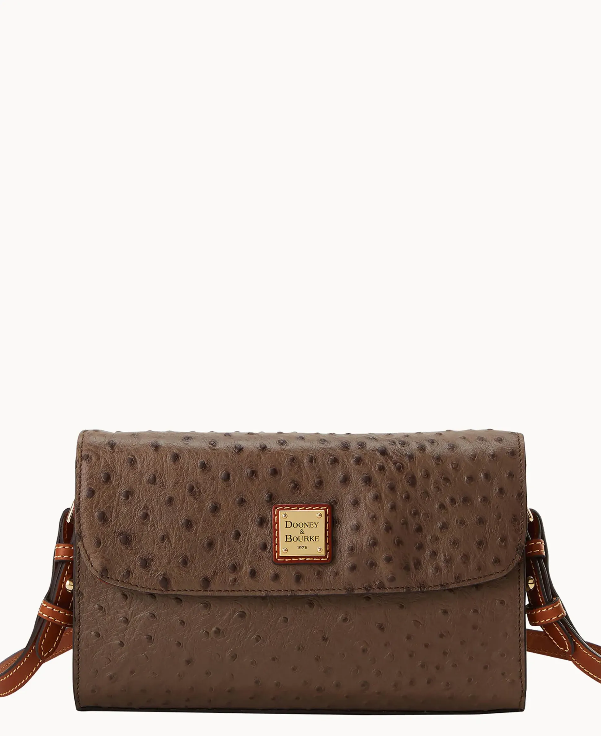 Ostrich Lacey Clutch