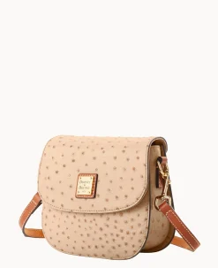 Ostrich Saddle Bag