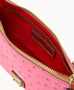 Ostrich Slim Crossbody