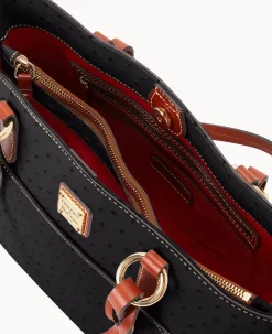 Ostrich Small Gretchen Tote
