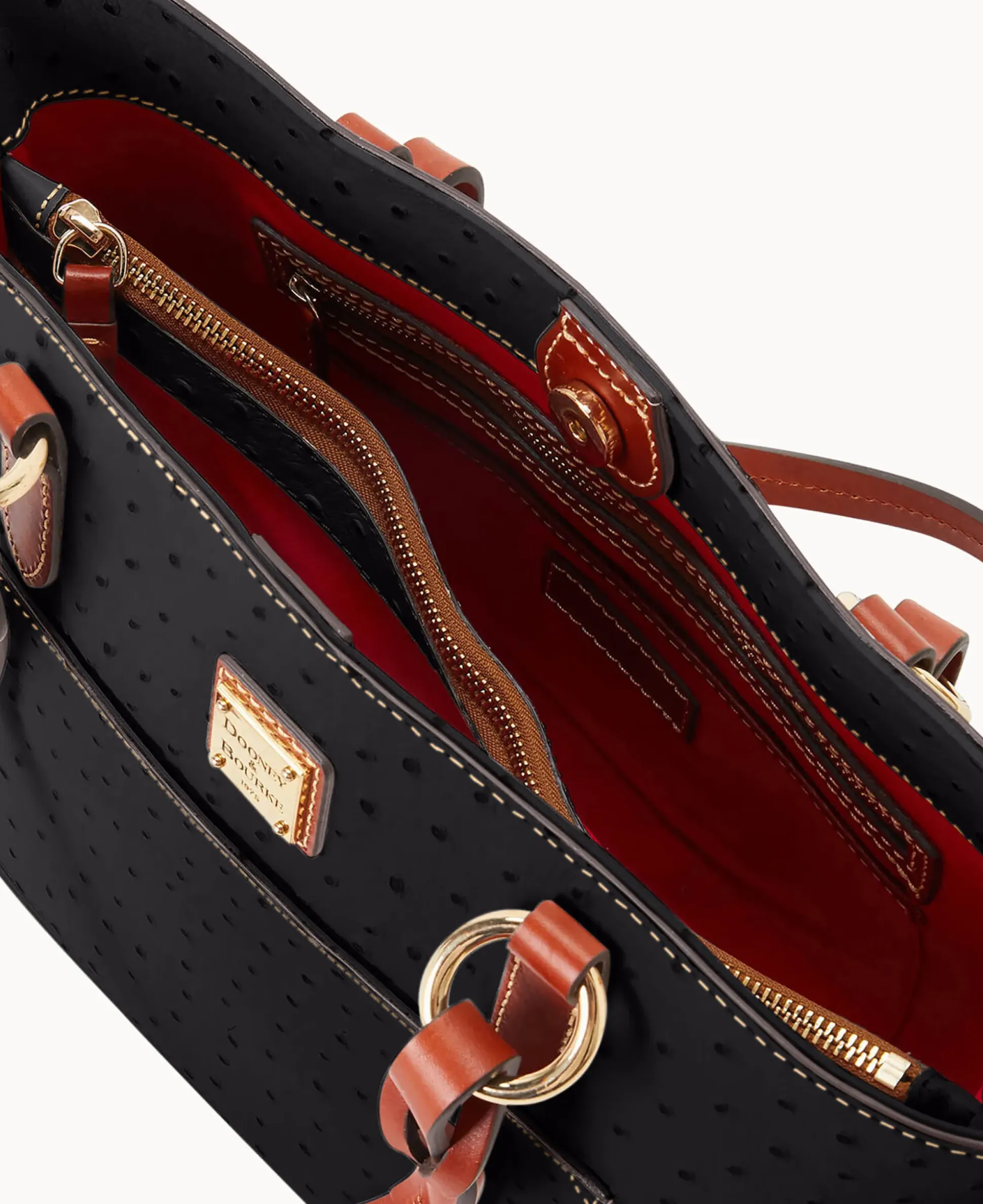 Ostrich Small Gretchen Tote