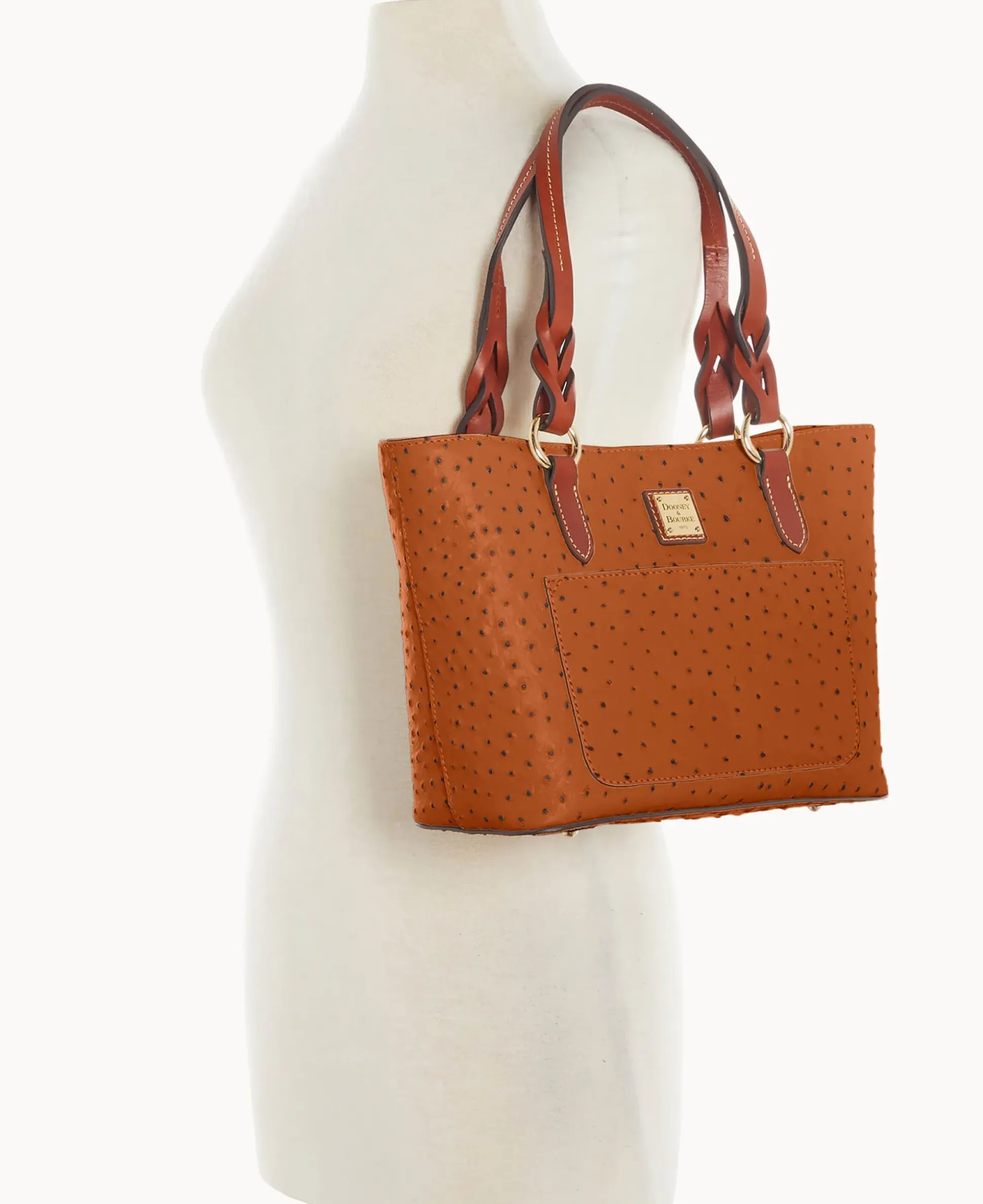 Ostrich Small Gretchen Tote