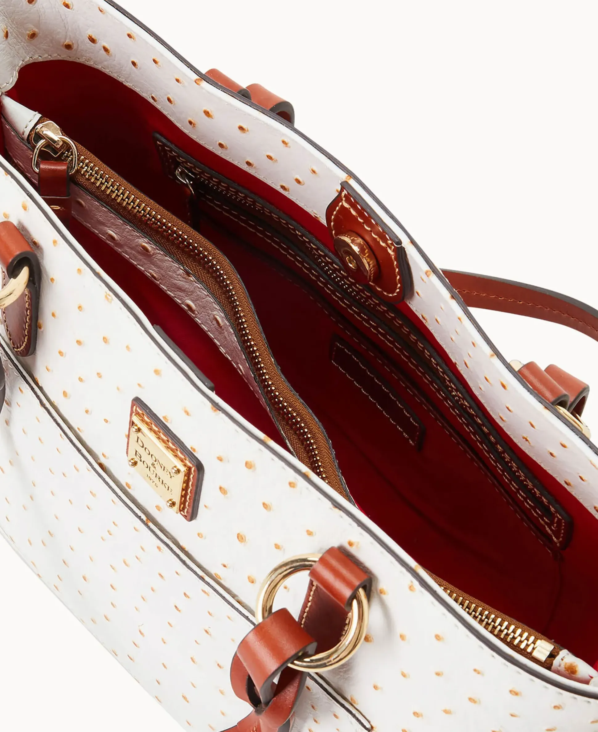 Ostrich Small Gretchen Tote
