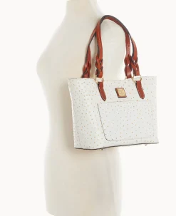 Ostrich Small Gretchen Tote