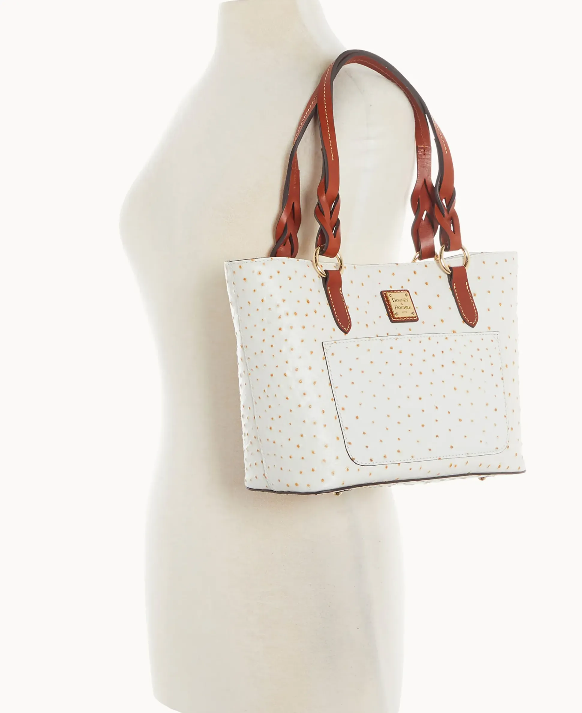 Ostrich Small Gretchen Tote