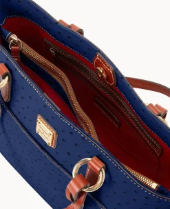 Ostrich Small Gretchen Tote