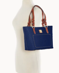Ostrich Small Gretchen Tote