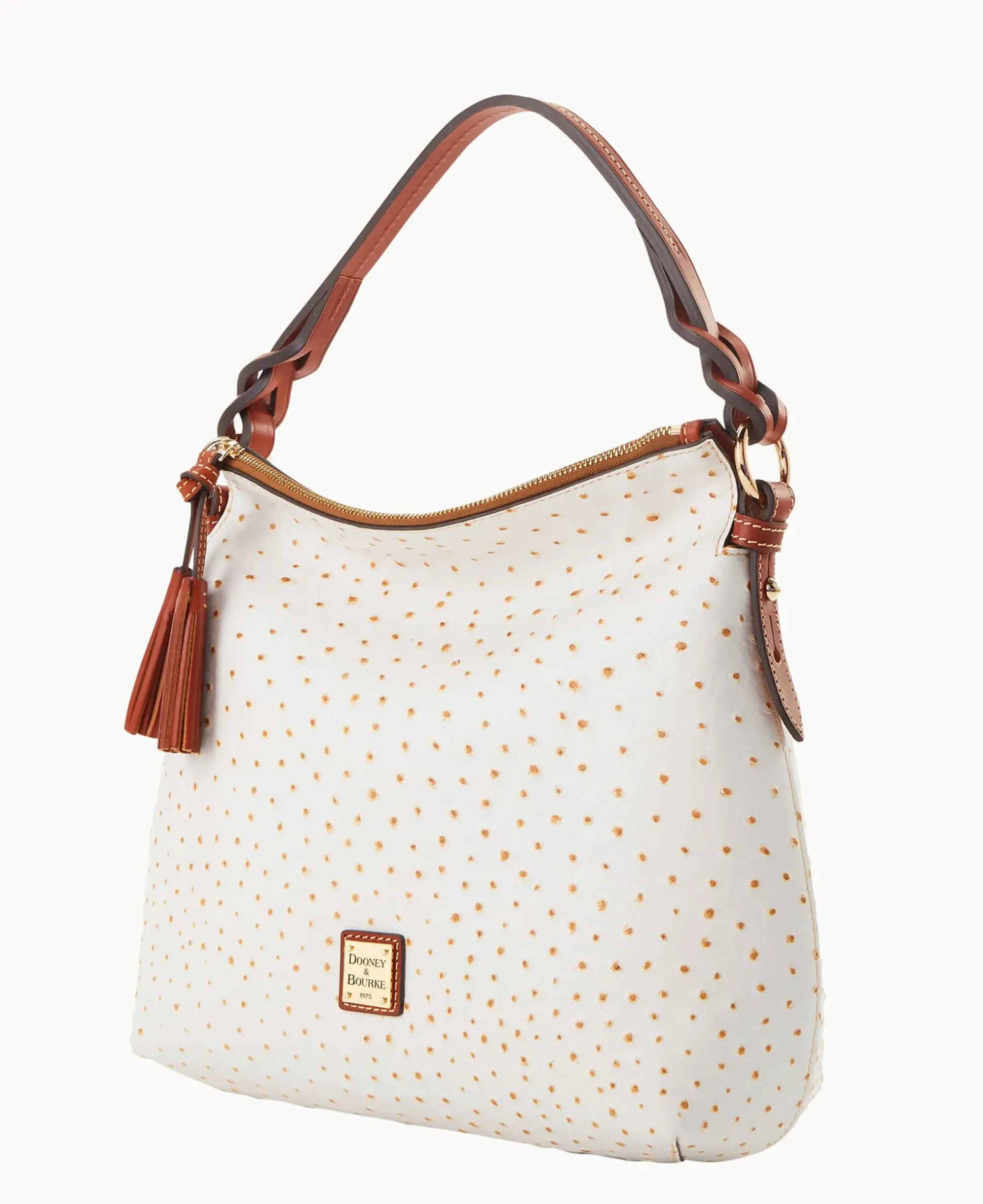 Ostrich Twist Strap Hobo