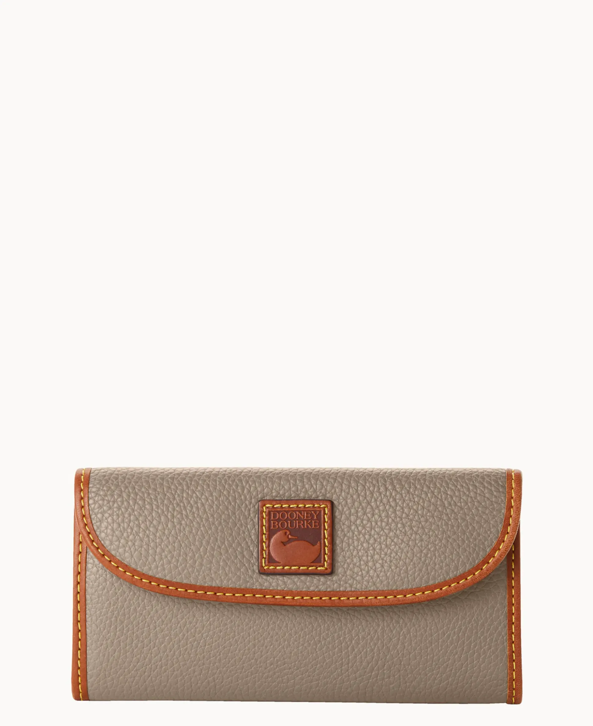 Pebble Grain Continental Clutch