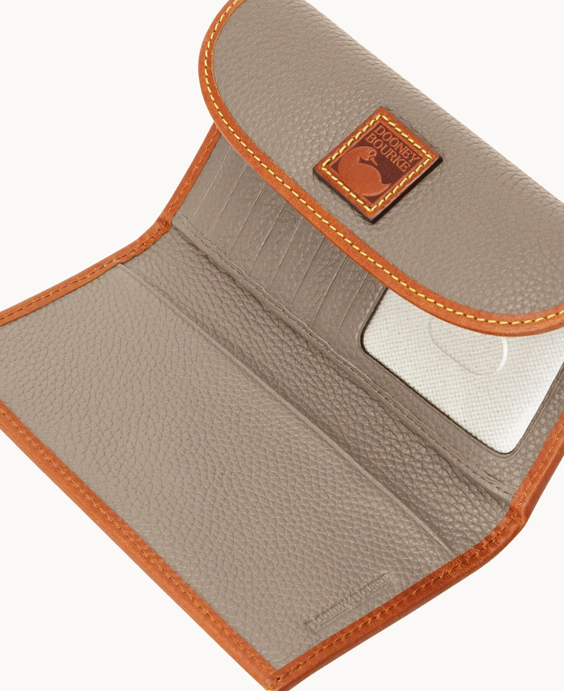 Pebble Grain Continental Clutch
