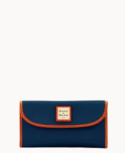 Pebble Grain Continental Clutch