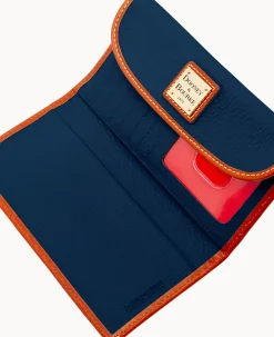 Pebble Grain Continental Clutch