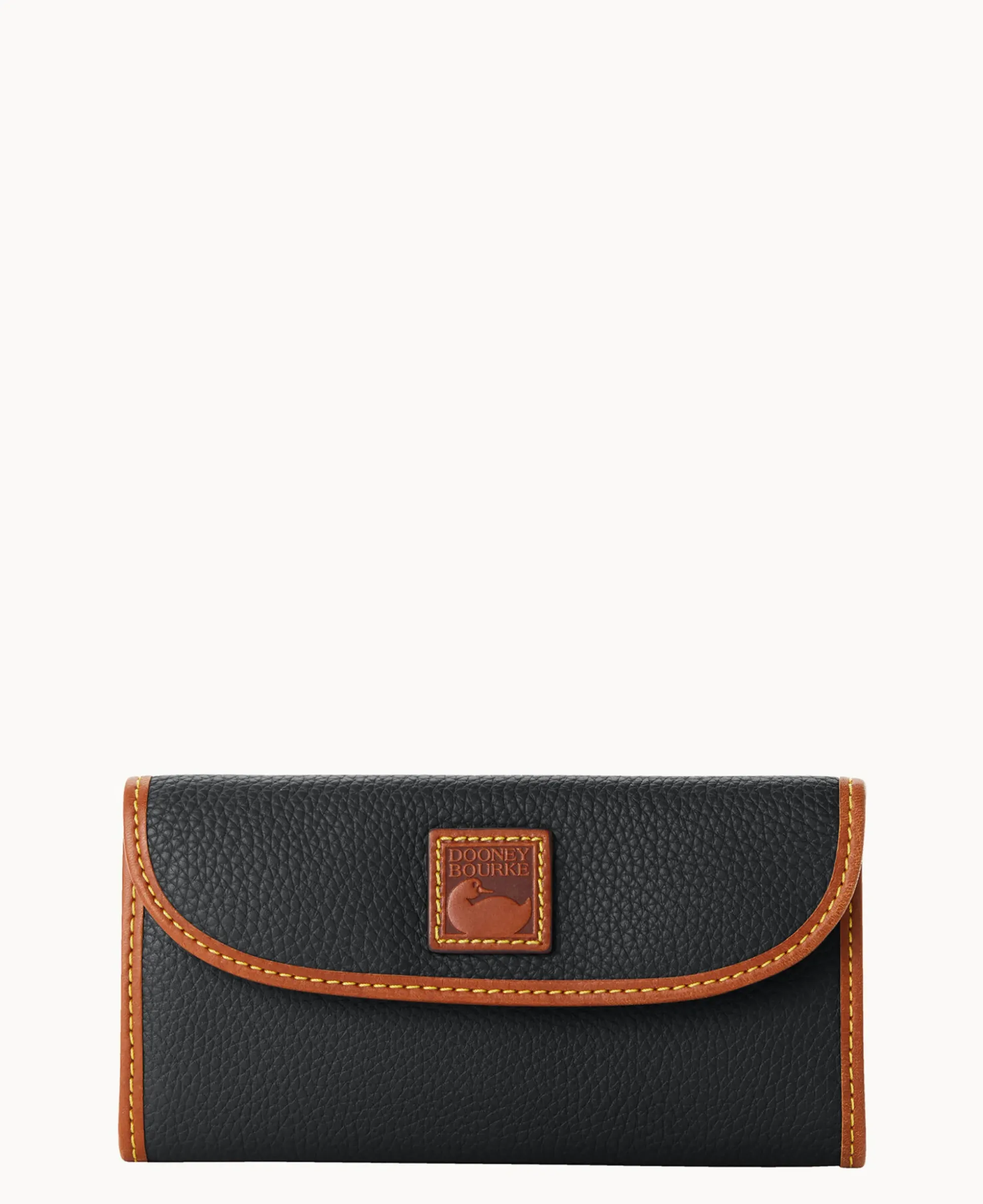 Pebble Grain Continental Clutch