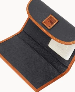 Pebble Grain Continental Clutch