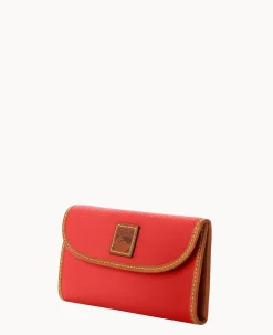 Pebble Grain Continental Clutch