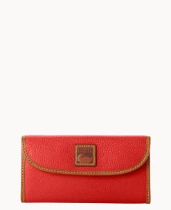 Pebble Grain Continental Clutch