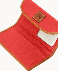 Pebble Grain Continental Clutch