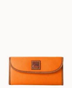 Pebble Grain Continental Clutch