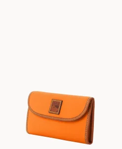Pebble Grain Continental Clutch