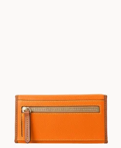Pebble Grain Continental Clutch