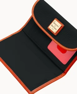 Pebble Grain Continental Clutch