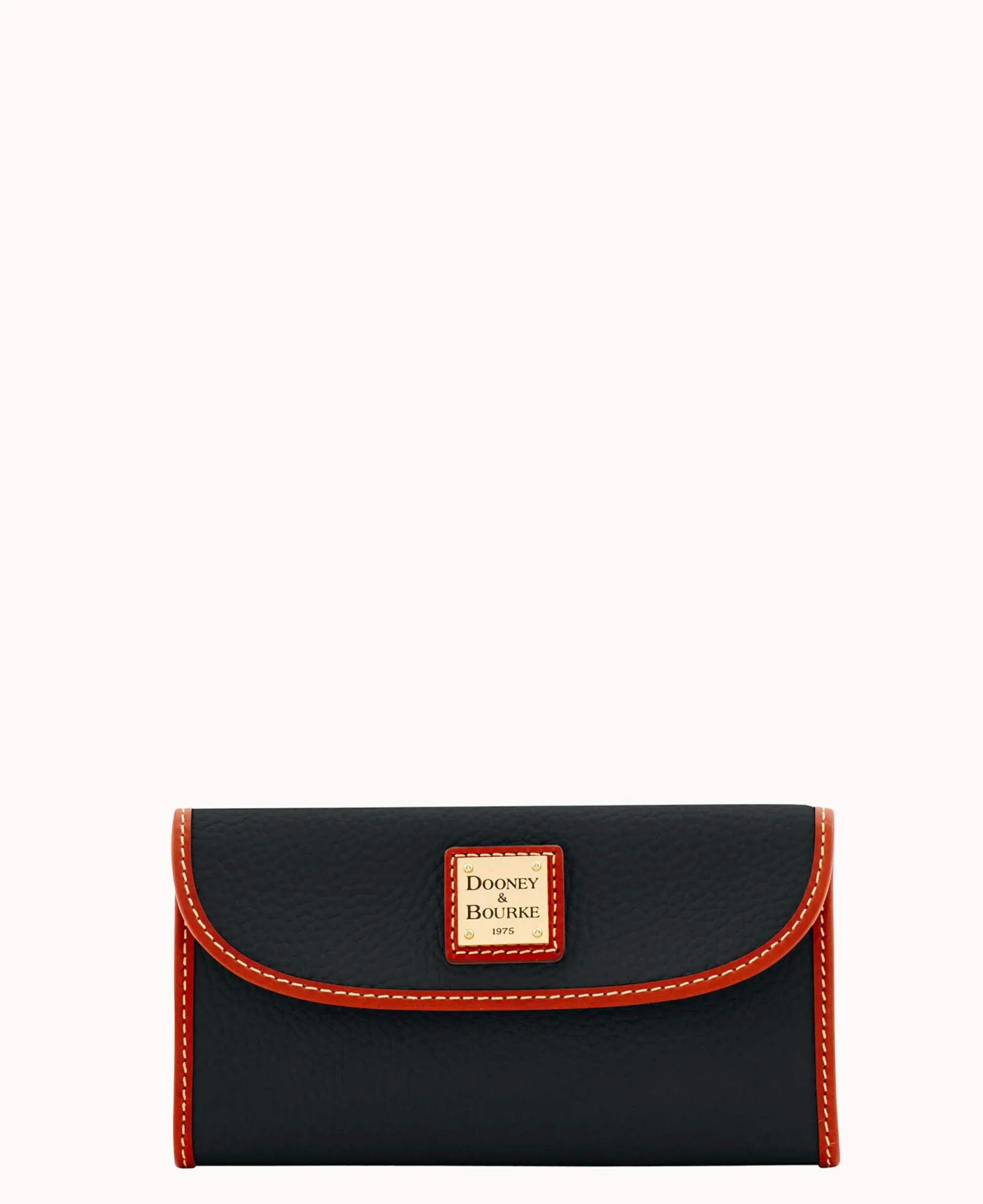 Pebble Grain Continental Clutch