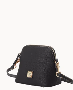 Pebble Grain Domed Crossbody