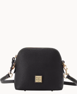 Pebble Grain Domed Crossbody