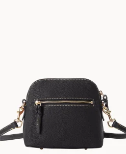 Pebble Grain Domed Crossbody