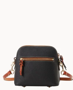 Pebble Grain Domed Crossbody