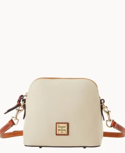 Pebble Grain Domed Crossbody