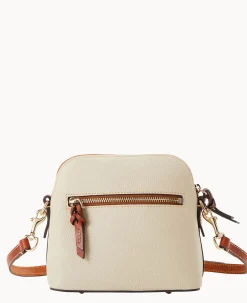 Pebble Grain Domed Crossbody