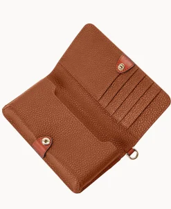Pebble Grain Fey Phone Wristlet