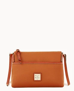 Pebble Grain Ginger Crossbody