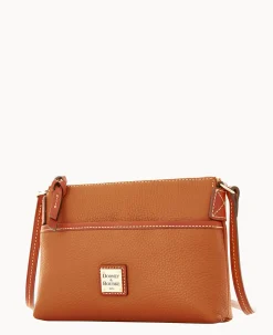 Pebble Grain Ginger Crossbody