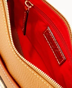 Pebble Grain Ginger Crossbody