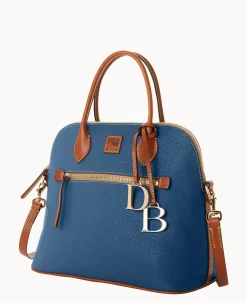 Pebble Grain Large Domed Satchel