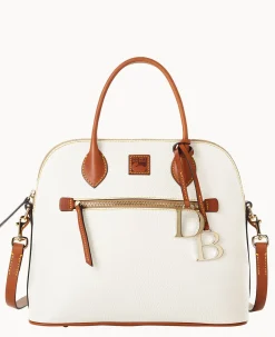 Pebble Grain Large Domed Satchel