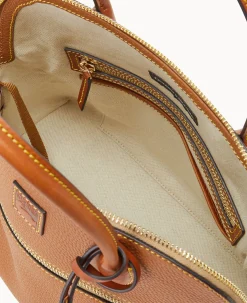 Pebble Grain Large Domed Satchel