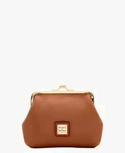 Pebble Grain Large Frame Purse