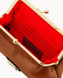 Pebble Grain Large Frame Purse