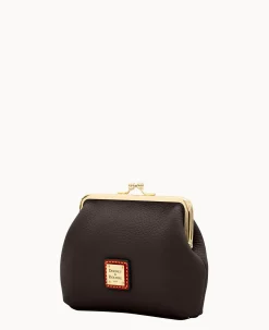 Pebble Grain Large Frame Purse
