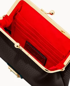 Pebble Grain Large Frame Purse