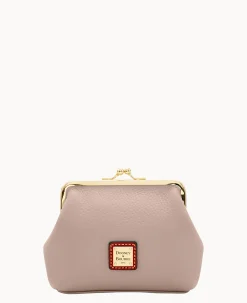 Pebble Grain Large Frame Purse