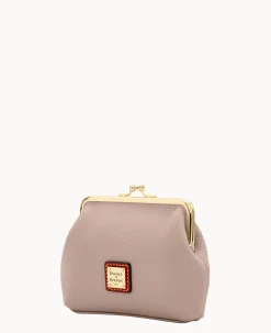 Pebble Grain Large Frame Purse