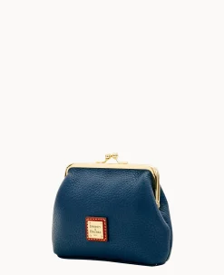 Pebble Grain Large Frame Purse