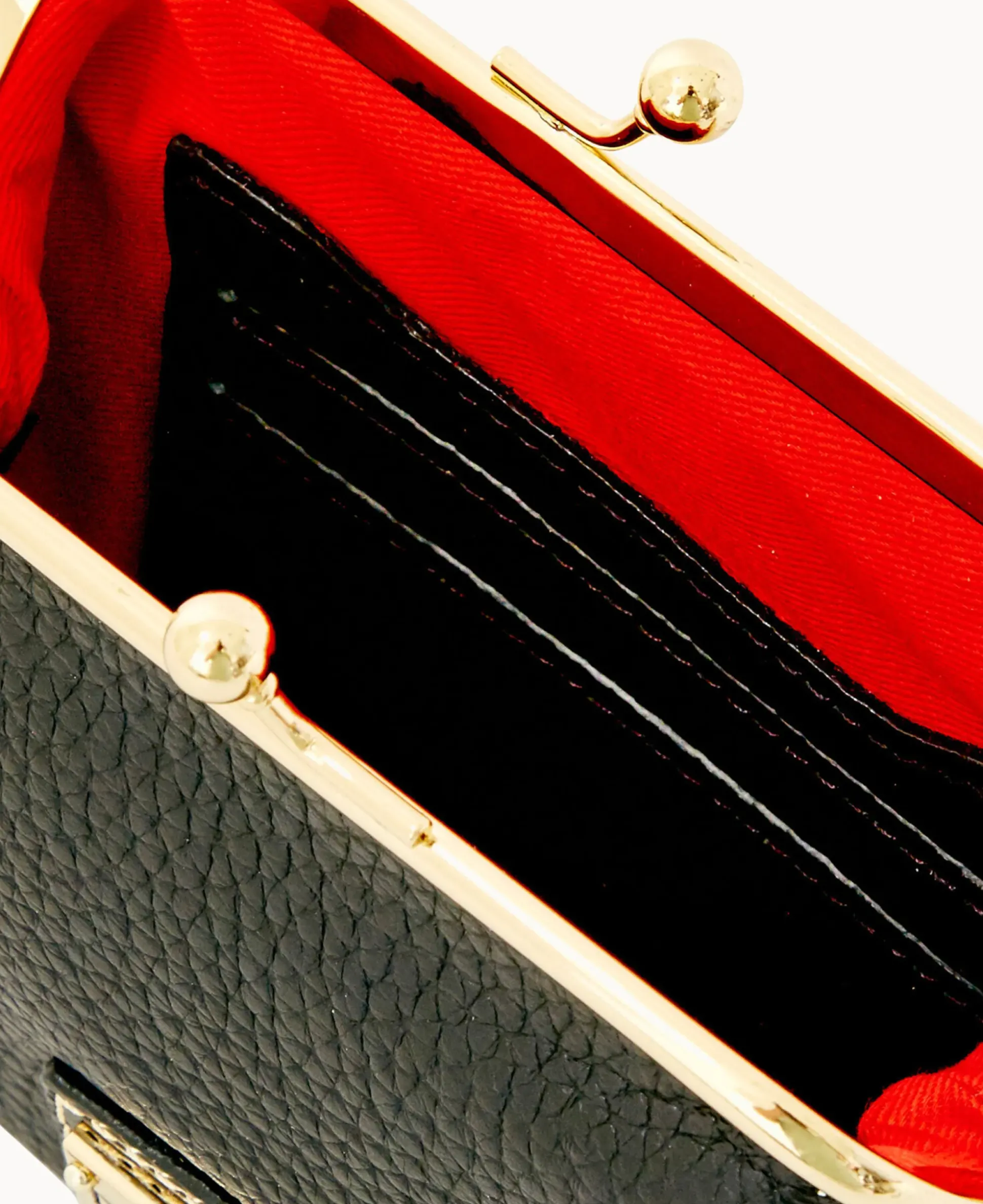 Pebble Grain Large Framed Purse