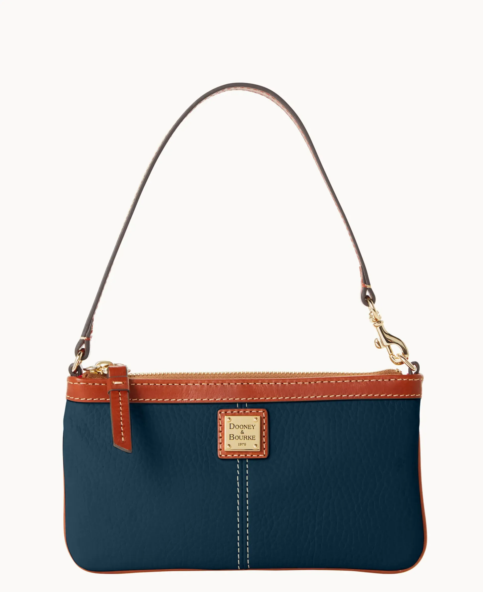 Pebble Grain Large Slim Wristlet